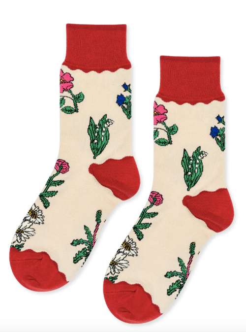 Retro Floral Crew - PARK STORY