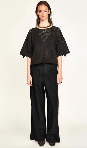 Tivot Pant in Black - PARK STORY