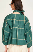 Load image into Gallery viewer, Silverton Blouse in Mallard Plaid - PARK STORY
