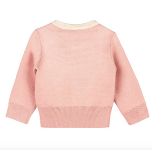 Lily Bow Pockets Sweater Knit Baby Cardigan - PARK STORY