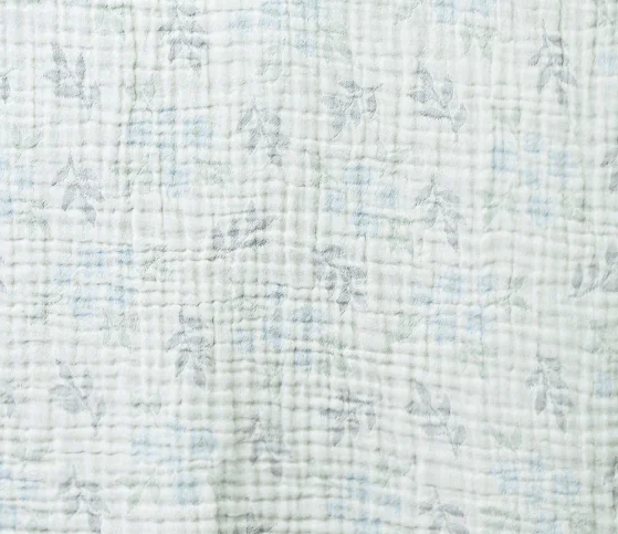 Floral Muslin Cotton Throw Blanket - PARK STORY