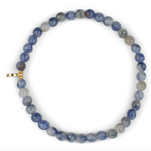 Lapis Signature Stone Stacking Bracelet - PARK STORY