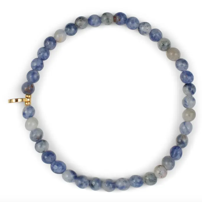 Lapis Signature Stone Stacking Bracelet - PARK STORY