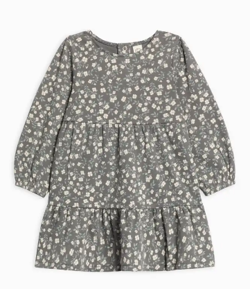 Sofia Long Sleeve Tiered Dress in Bray Floral - PARK STORY