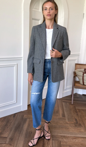Atelier Blazer in Gun Club Check - PARK STORY