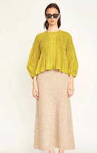 Load image into Gallery viewer, Ynez Hand Smocked Blouse in Citronelle - PARK STORY

