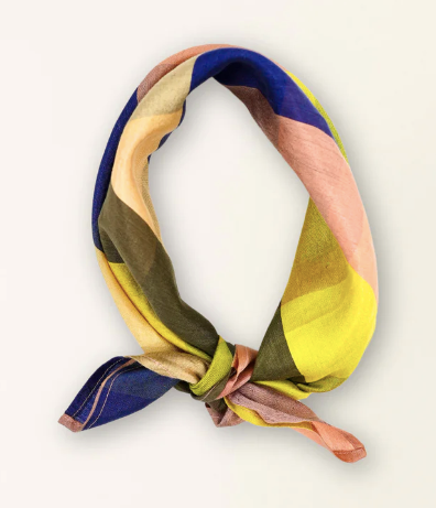 Bandana in Citron Plaid
