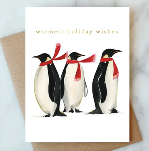 Penguins Holiday Greeting Card - PARK STORY