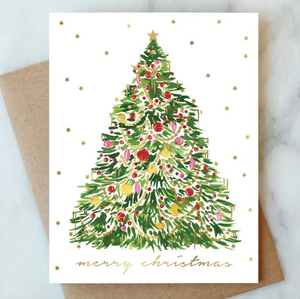 Tinsel Christmas Tree Holiday Card - PARK STORY