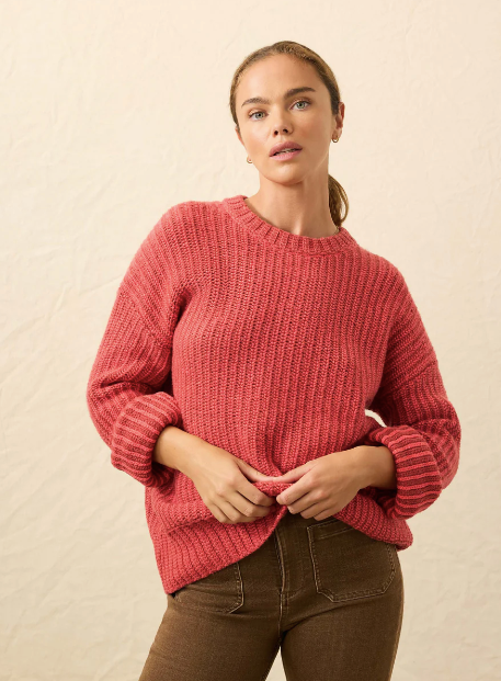Heirloom Cotton Relaxed Crew - Dubarry Stripe - PARK STORY
