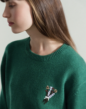 Load image into Gallery viewer, Rhys Crewneck Sweater in Green - PARK STORY
