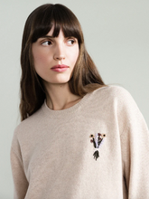 Load image into Gallery viewer, Rhys Crewneck Sweater in Oatmeal - PARK STORY
