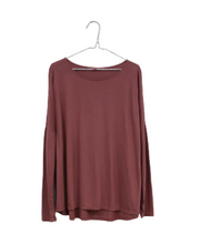 Load image into Gallery viewer, Organic Long Sleeve Boxy Tee in French Rose - PARK STORY
