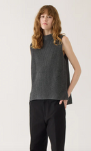 Load image into Gallery viewer, Delaney Cotton Vest in Charcoal - PARK STORY
