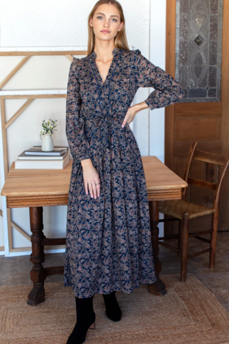 Frances Dress 4 - Artisan Flower Vines - PARK STORY