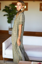 Load image into Gallery viewer, Emerson Long Caftan in Moss Organic - PARK STORY
