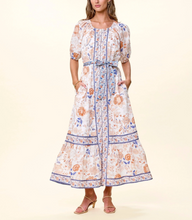 Load image into Gallery viewer, Kelsey Ankle Dress in Bellavista Print - PARK STORY
