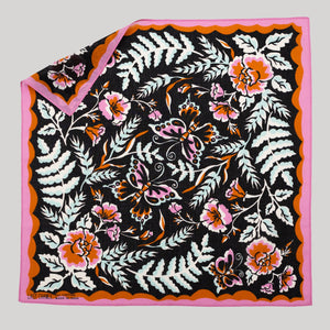 Small Twofer Silk Scarf - PARK STORY