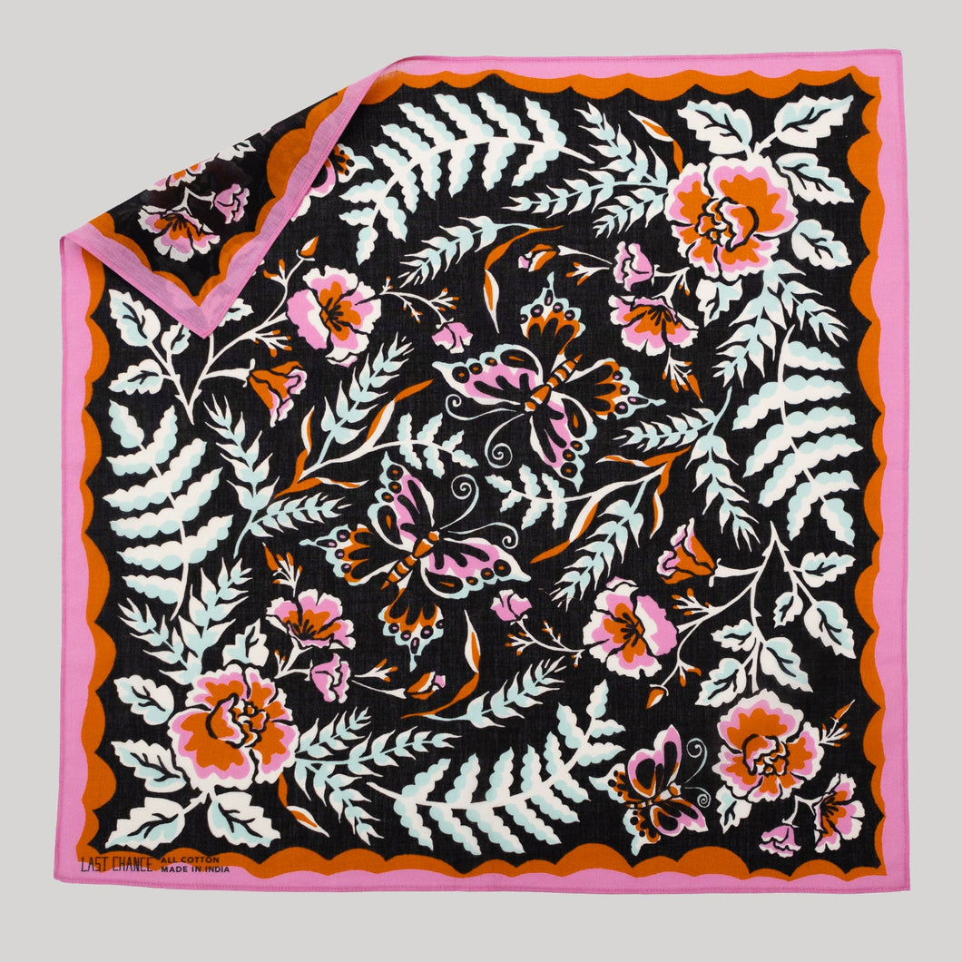 Small Twofer Silk Scarf - PARK STORY