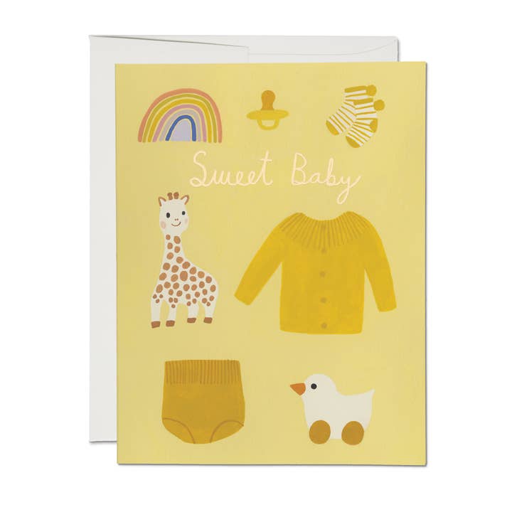 Yellow Baby Greeting Card - PARK STORY