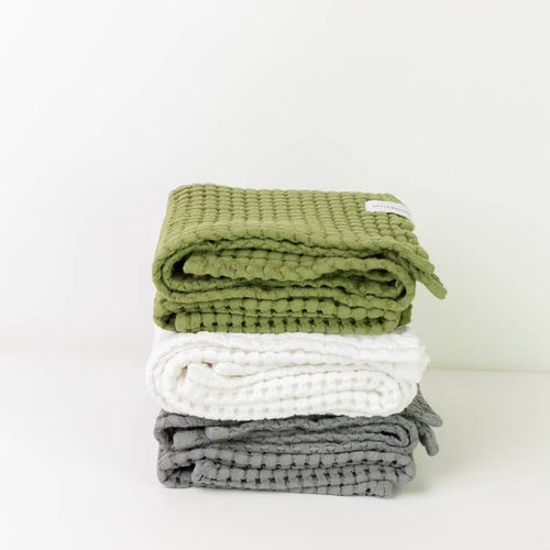 Airy Waffle Hand Towel (multiple colors) - PARK STORY