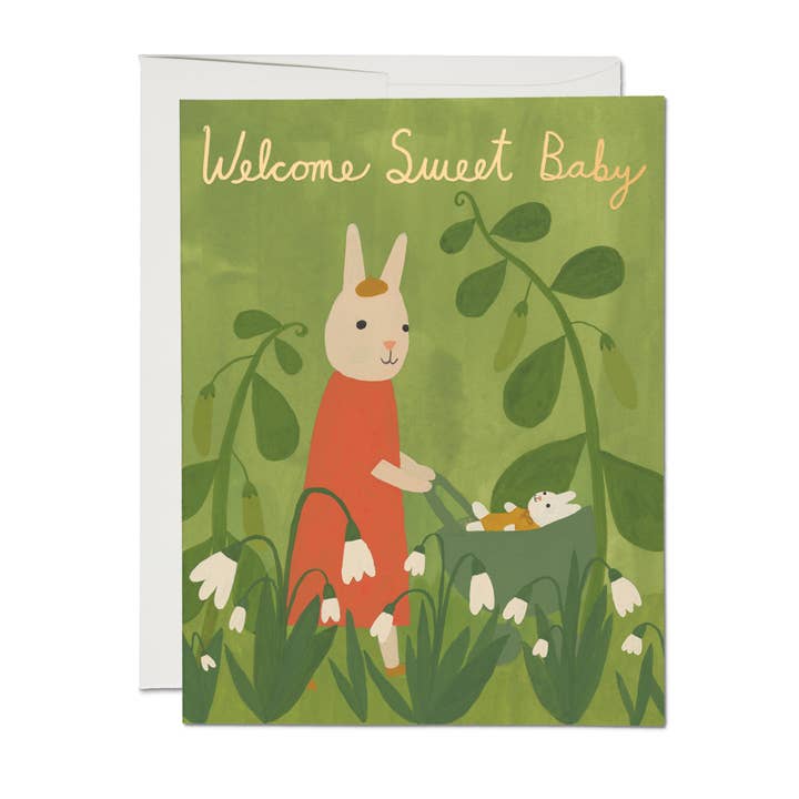 Sweet Bunny Baby Greeting Card - PARK STORY