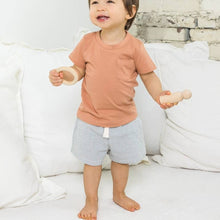 Load image into Gallery viewer, Organic Baby and Kids Nixie Seersucker Shorts - Shore Stripe
