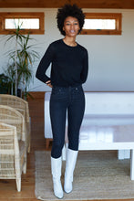 Load image into Gallery viewer, Emerson Crewneck - Black Linen - PARK STORY
