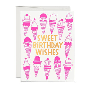 Ice Cream Wishes Birthday Card - PARK STORY