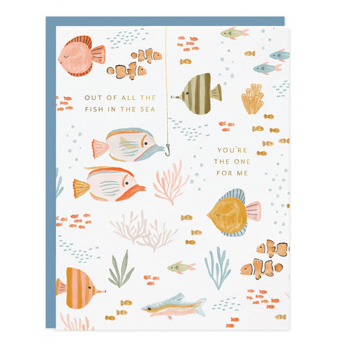 Fish In Sea Greeting Card - PARK STORY