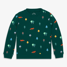 Load image into Gallery viewer, Kids sweatshirt in Woodland Friends - PARK STORY
