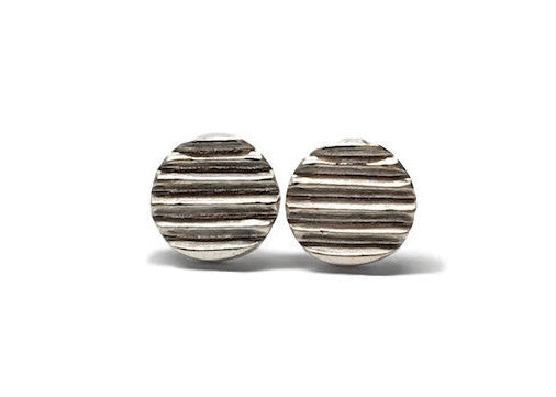 Disc Studs (silver & gold)