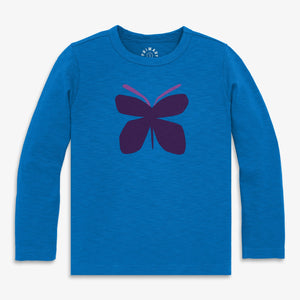 Kids Long Sleeve Graphic Tee -- Butterfly - PARK STORY