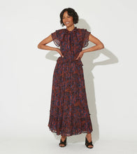 Load image into Gallery viewer, NICOLETTE ANKLE DRESS | RETROGRADE PAISLEY
