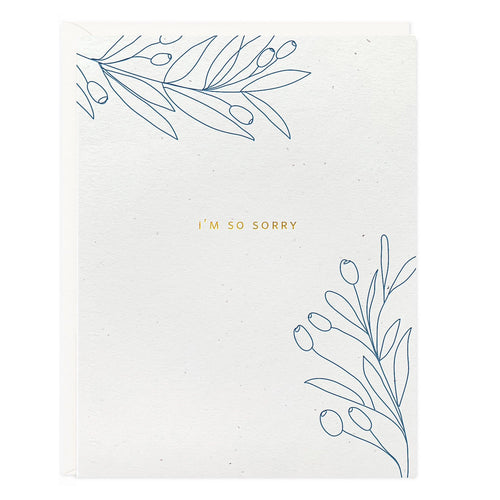 So Sorry Botanical Greeting Card - PARK STORY