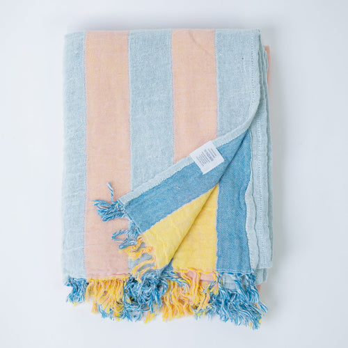 Muslin Striped Turkish Towel - PARK STORY