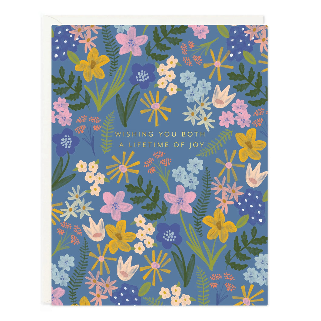 Wedding Floral Burst Greeting Card - PARK STORY