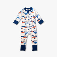 Load image into Gallery viewer, Mountain Bear Zip Romper
