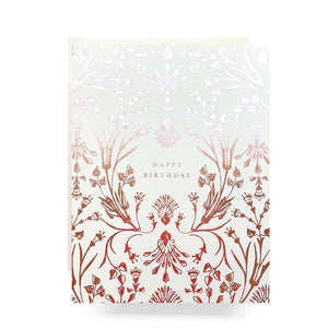 Rose Gold Happy Birthday Greeting Card - PARK STORY