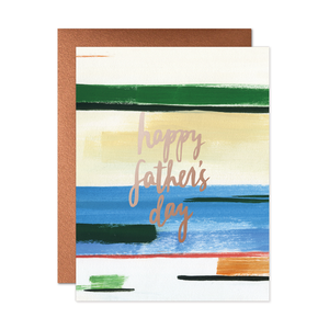 Stripes Happy Father's Day Greeting Card - PARK STORY