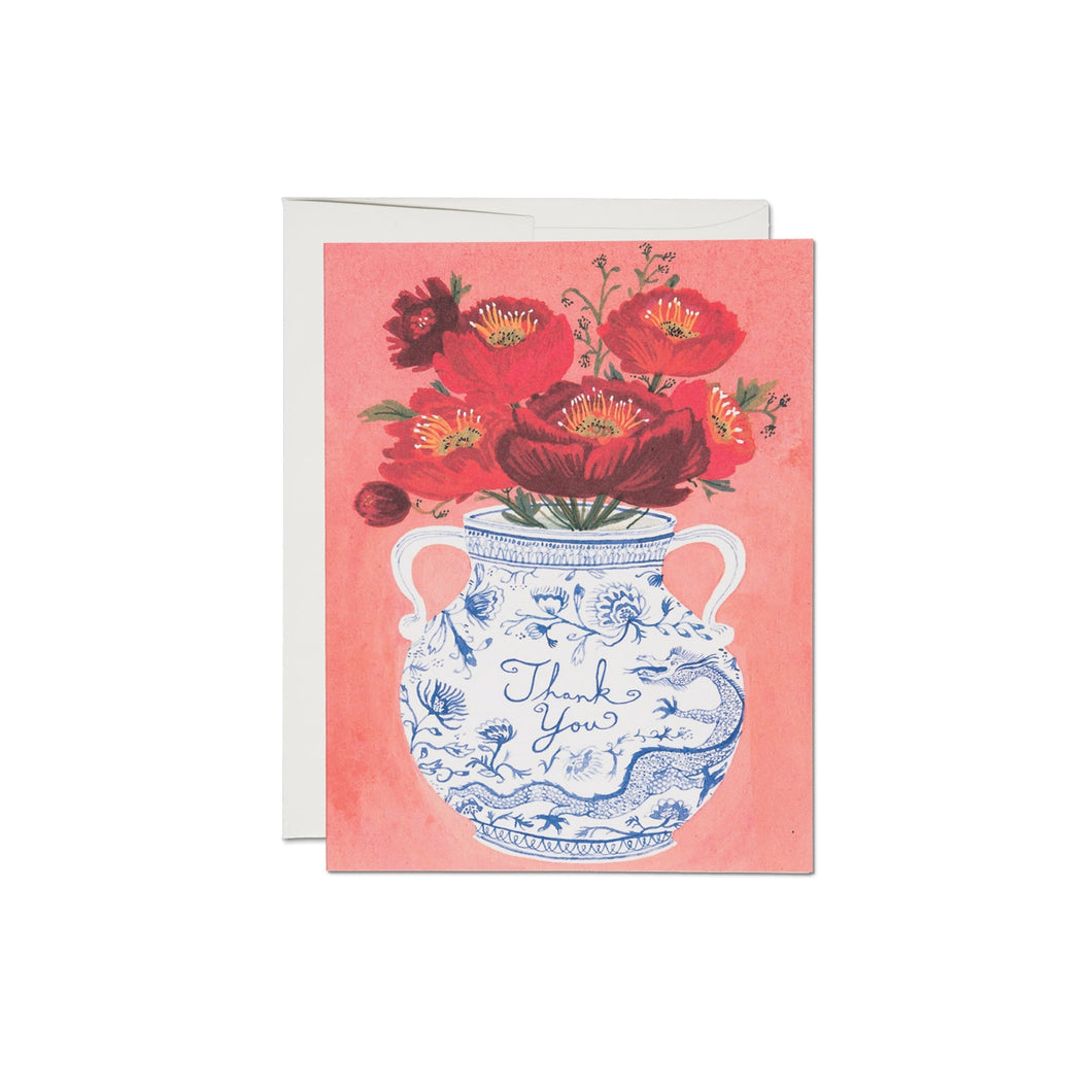 Thank You Dragon Vase Boxed Card Set - PARK STORY