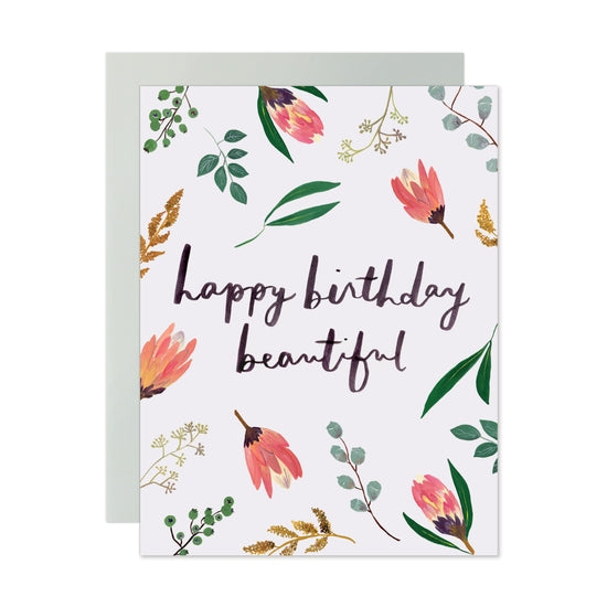 Happy Birthday Beautiful Greeting Card - PARK STORY