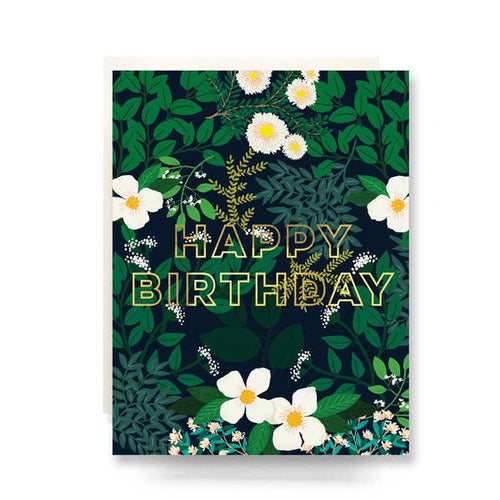 Secret Garden Happy Birthday Greeting Card - PARK STORY