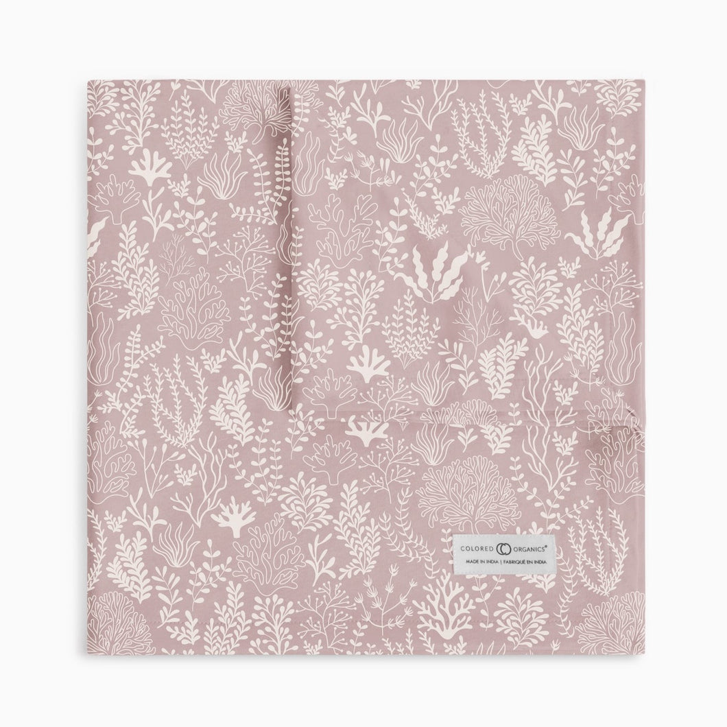 Swaddle Blanket - Coral Reef/Wisteria