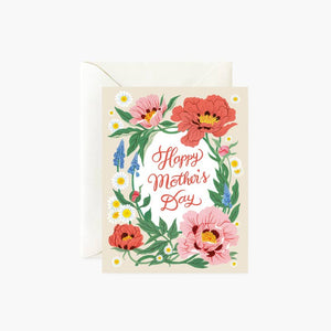 Floral Happy Mother's Day Greeting Card