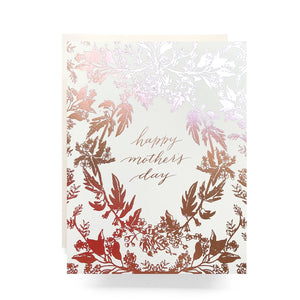 Rose Gold Botanical Mother's Day Card - PARK STORY