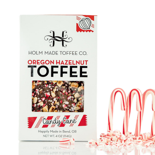 Candy Cane Oregon Hazelnut Toffee - PARK STORY