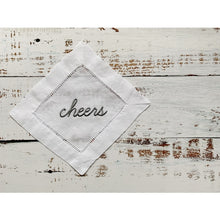 Load image into Gallery viewer, Cheers Cocktail Napkin (set of 4) - PARK STORY
