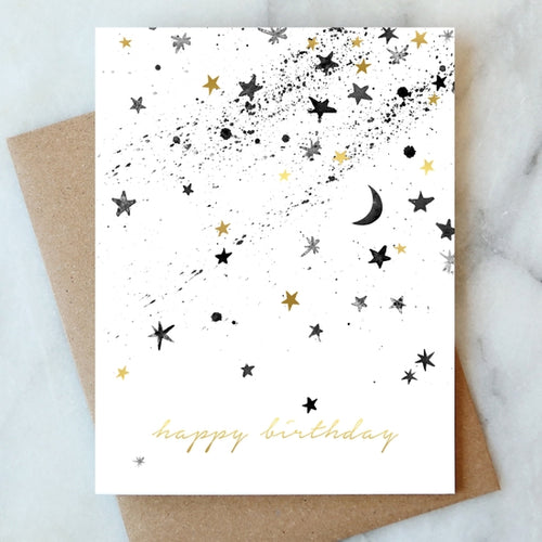 Stars Happy Birthday Greeting Card - PARK STORY