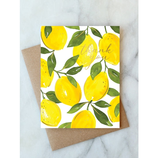 Lemons Thank You Card